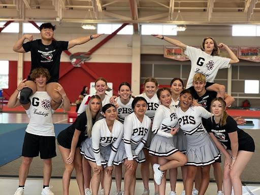 Cheer Team at Western camp