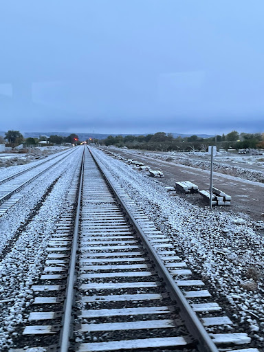  The train tracks here in Palisade.