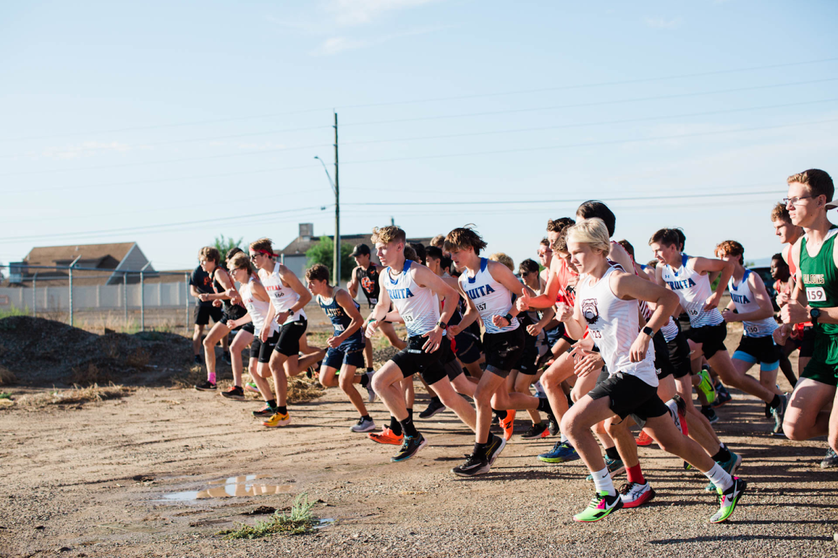 Starting line of the boys 5k. Photo provided by Sally DeFord.