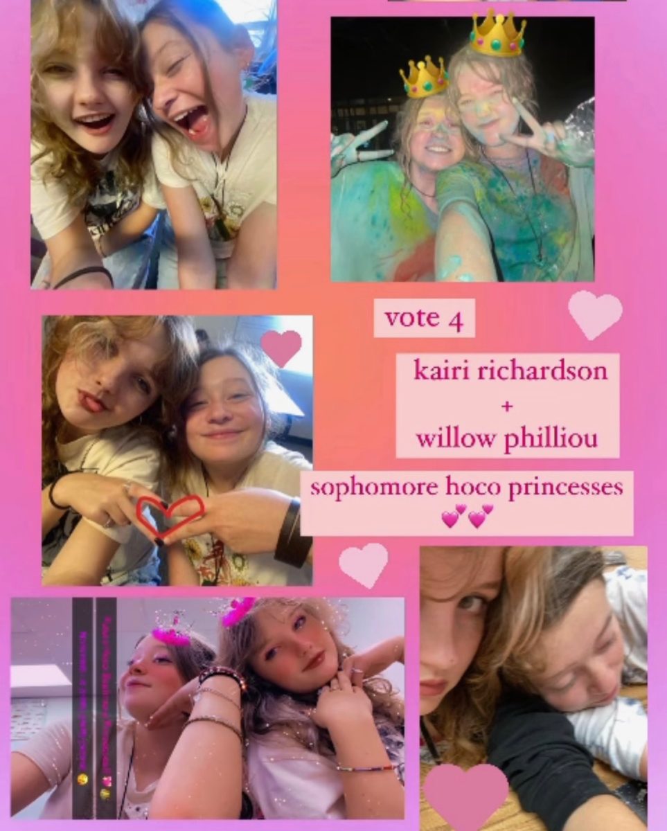 One of the many campaign posters released in preparation for voting, from Kairi Richardson and Willow Philliou. 

