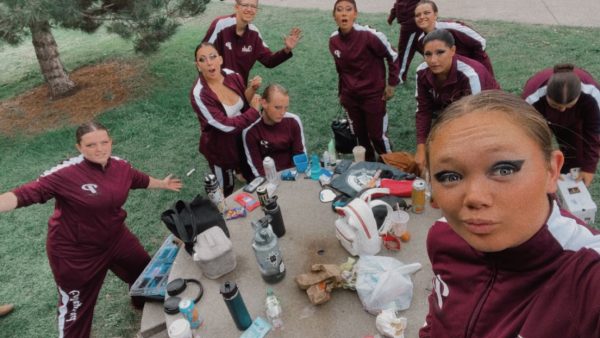 Holms favorite memory of color/winter guard. Taken by Rylee Holm.