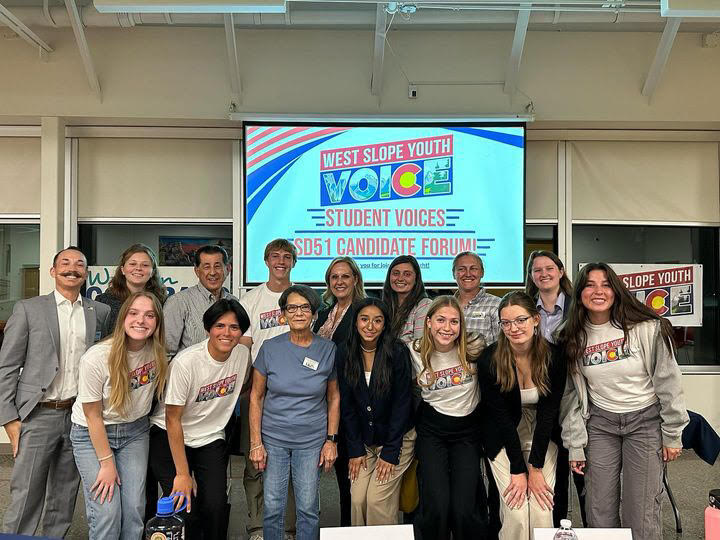 2023 West Slope Youth Voice members. Photo provided by Mia De Villegas-Decker. 