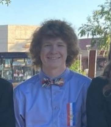 Ian Allen all dressed up for a speech and debate tournament. 
Photo provided by Ian Allen.