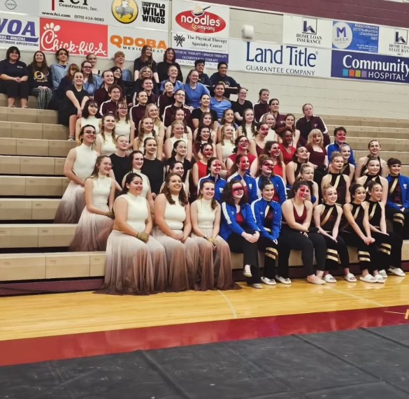 Winter guard after their performance on Saturday
Photo Provided by: @phs_.guard  