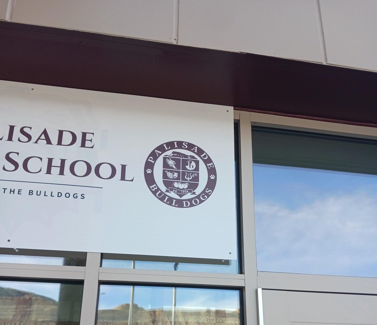 Photo Of New Crest Outside Palisade High School