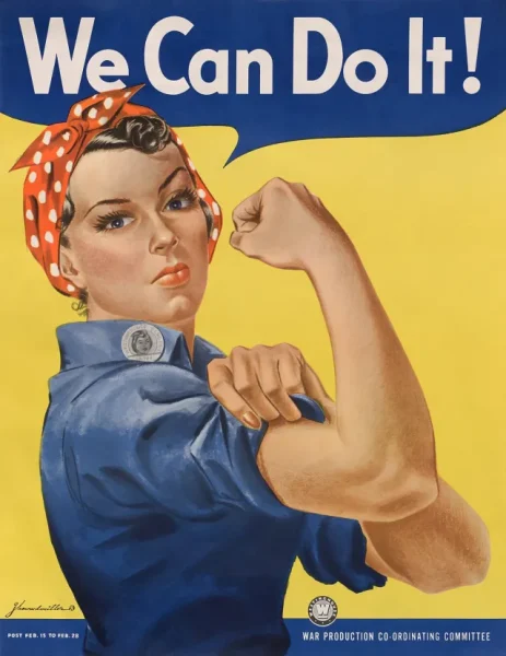 The iconic We Can Do It! womens poster. Photo credit by: Flickr.