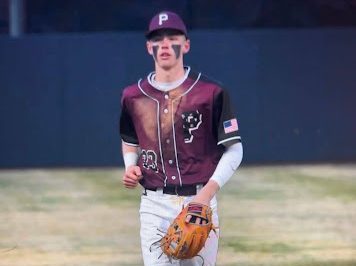 Sophomore Hunter Howard on the field. Photo provided by Howard. 
