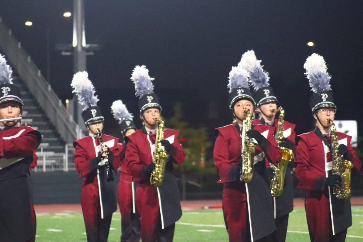 Palisade's Marching Band at the Valley Bands event