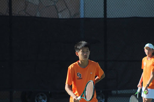 Jack Yu suited up In Grand Junction orange and black