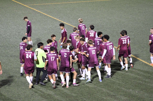 Palisade Boys Soccer after their win on Senior night.