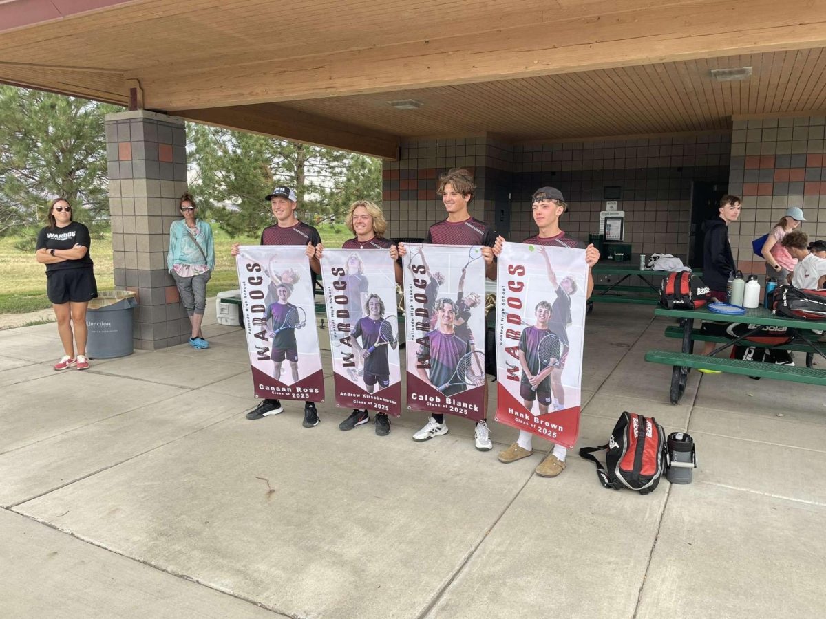 Seniors at their match against Vail

Photo provided by Brielle Sorensen