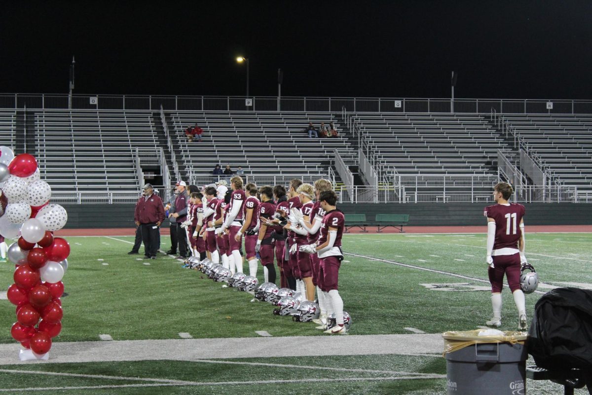 Football Team lined up