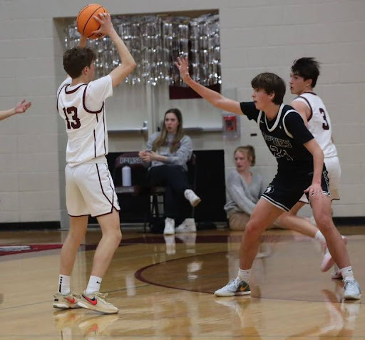 John "LJ" Ballenger looking for a pass. Photo provided by John "LJ" Ballenger.