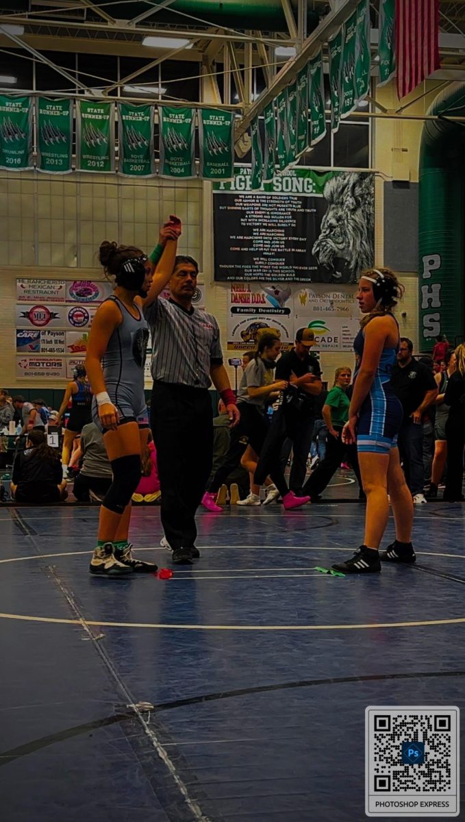  a photo of Amaiah Aguilar winning her match