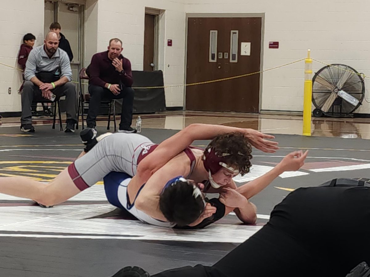 Teagan Young wrestling at this year's Regional Tournament.
Photo provided by: Jodi Young