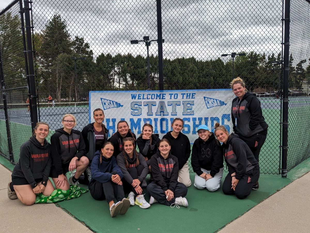 Girls tennis last year at the State Championships.