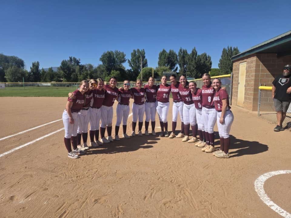  Team bonding after a winning game. Photo provided by Madi Gray.