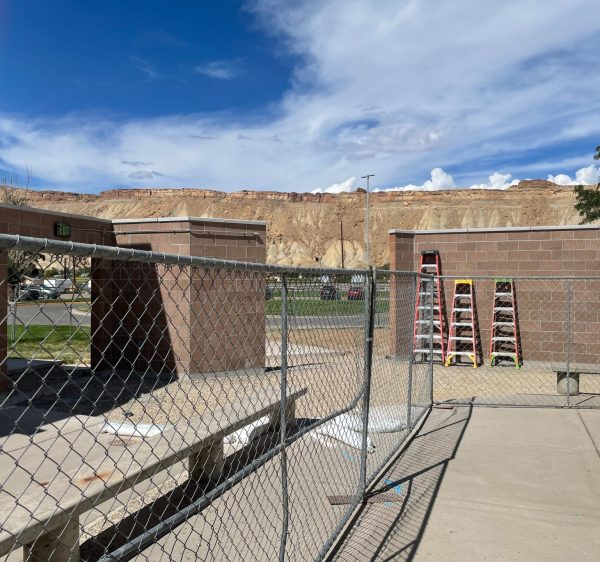 Construction on the wall at the west building is finished for the safety of Palisade staff and students.