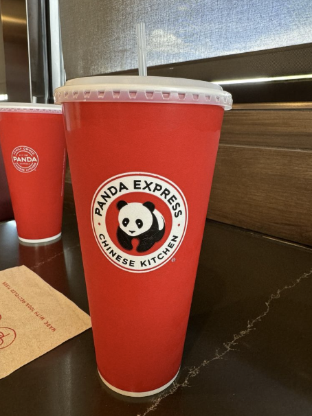 A picture of a cup from Panda Express.