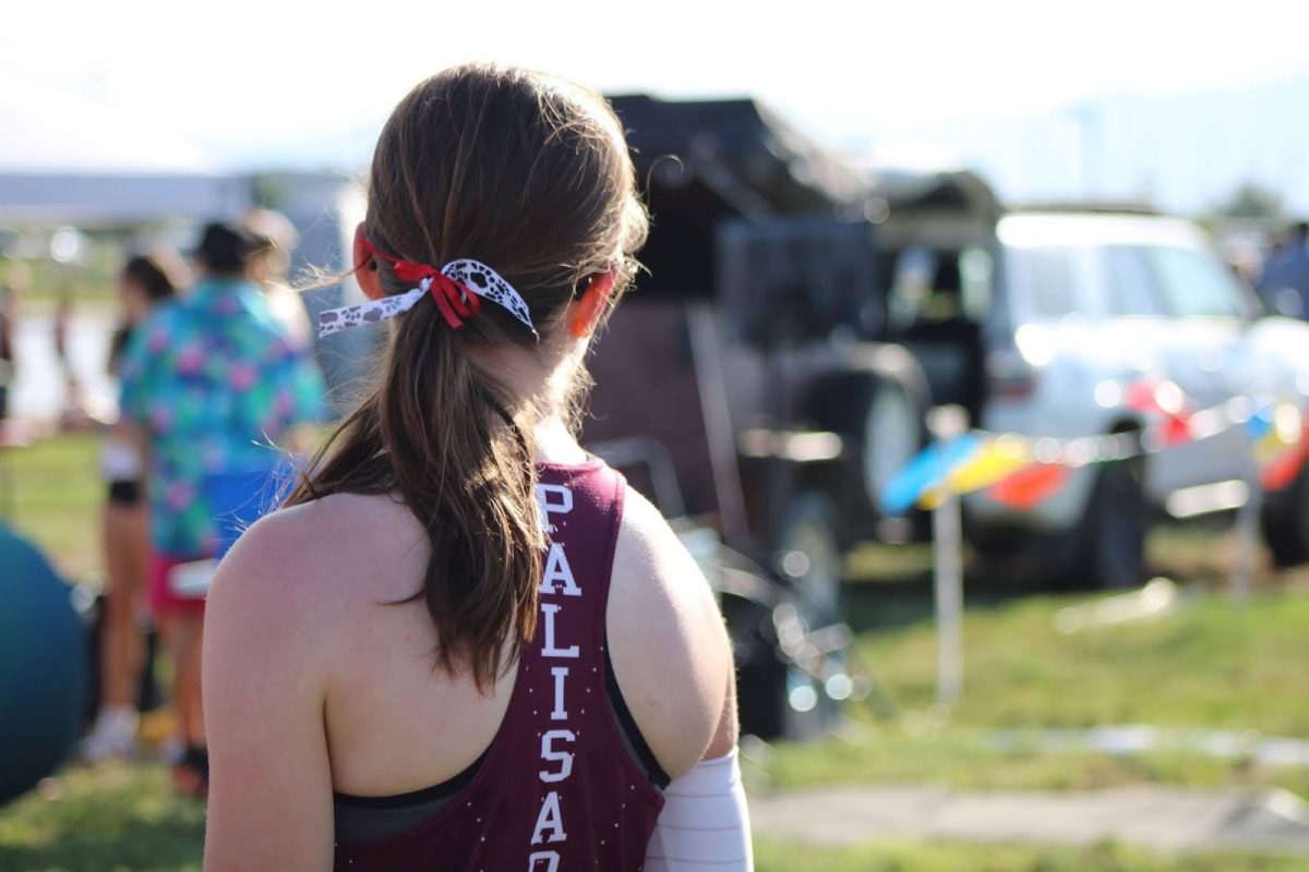 Senior Amy Talbott at Cross County Race last Saturday.