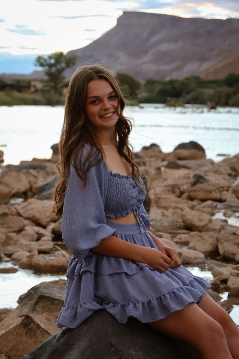 Senior Kaedyn Nielsen, this week's Student of the Week. (photo provided by Kaedyn Nielsen)