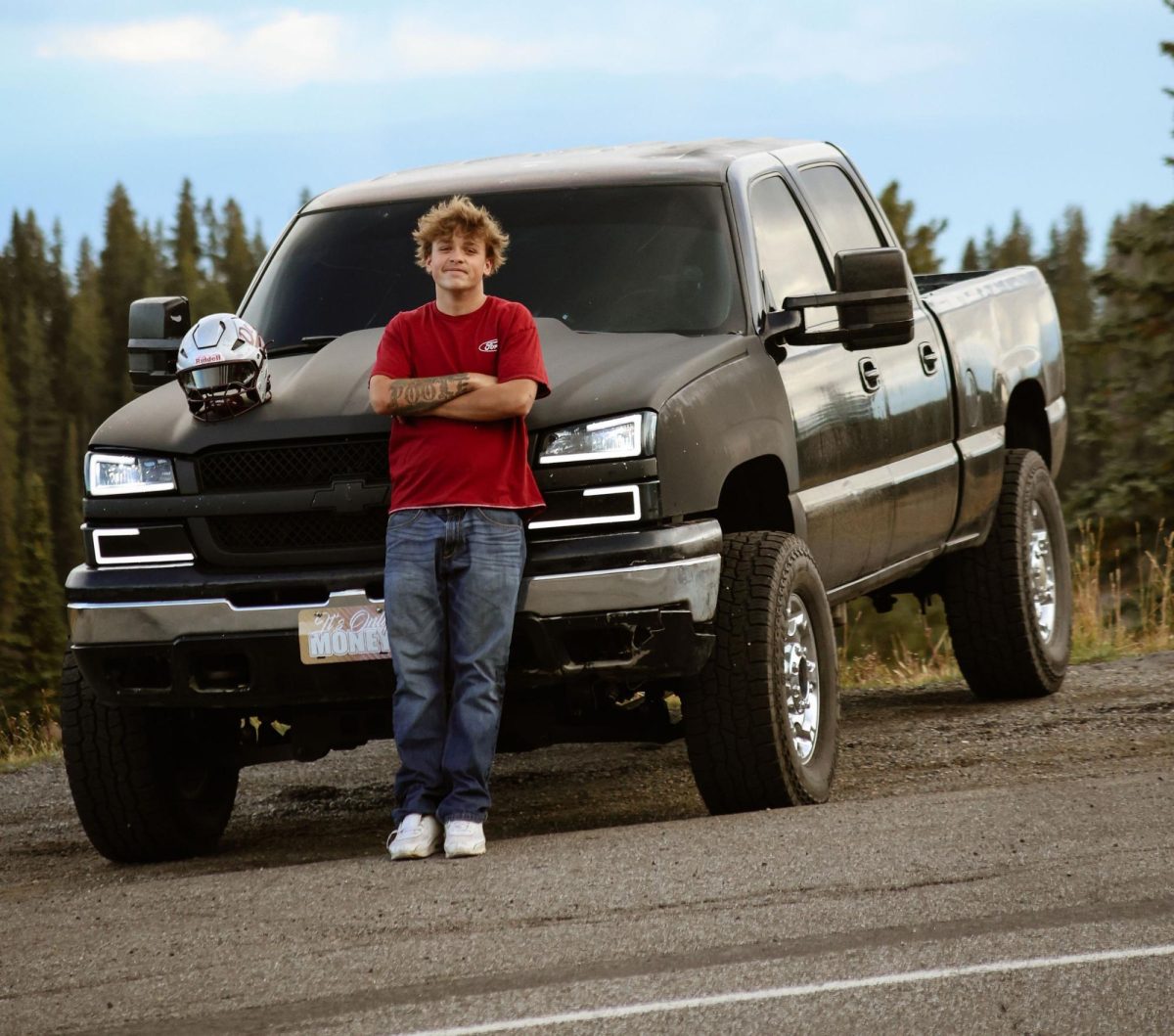 Gavin Poole with his Truck