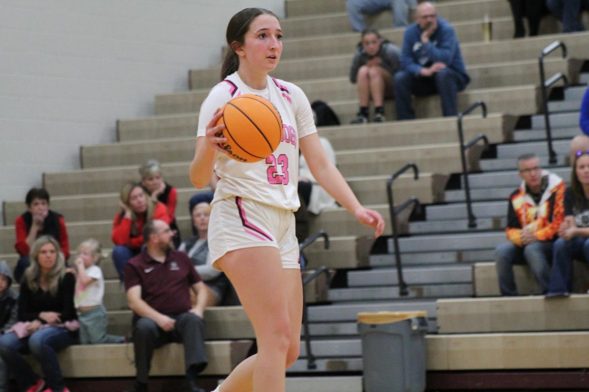 Sadie Bunker from last year playing a good game
