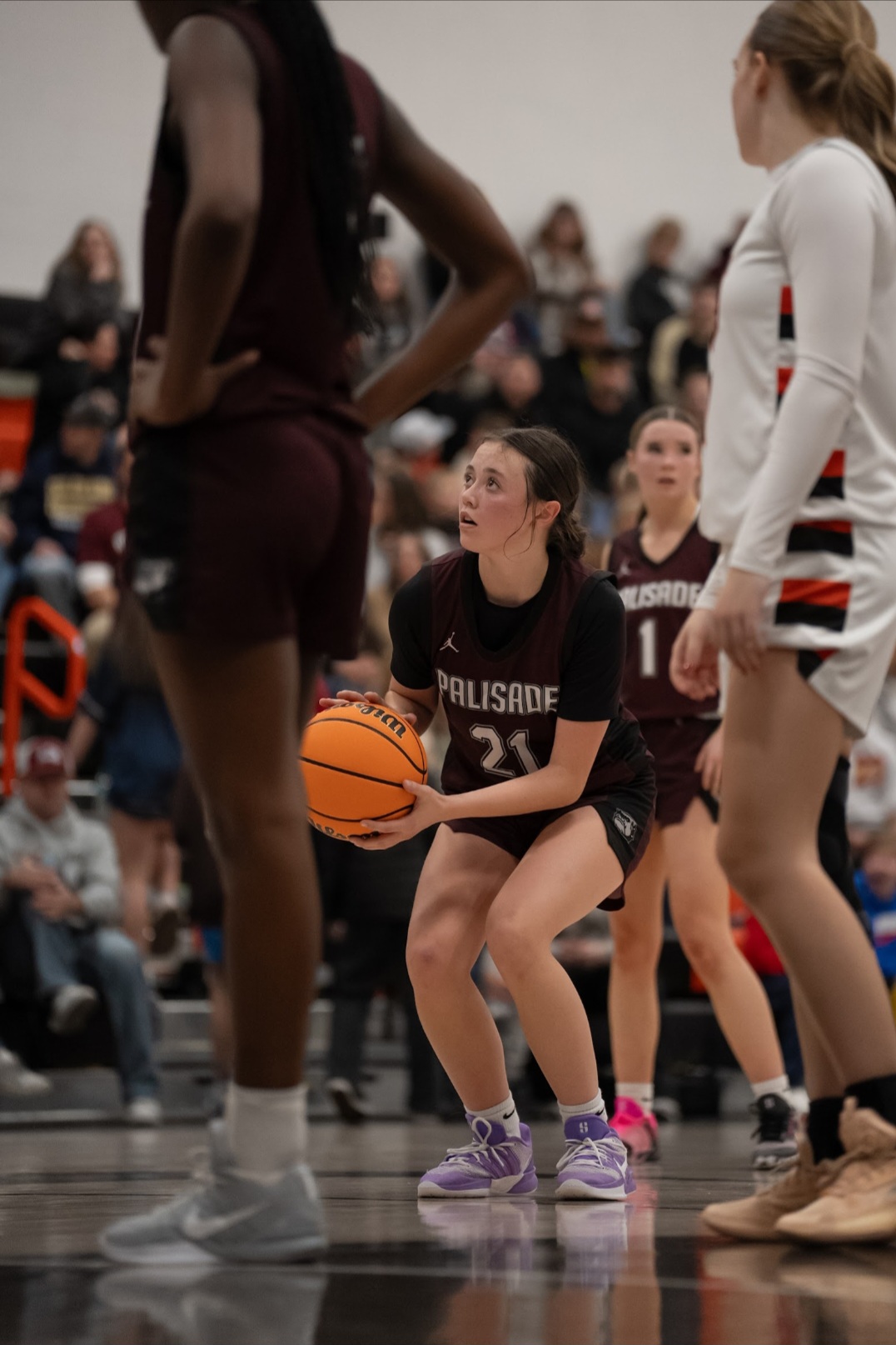 Sophomore Imari Bosshardt shooting a free throw.
Photo provided by: Imari Bosshardt
