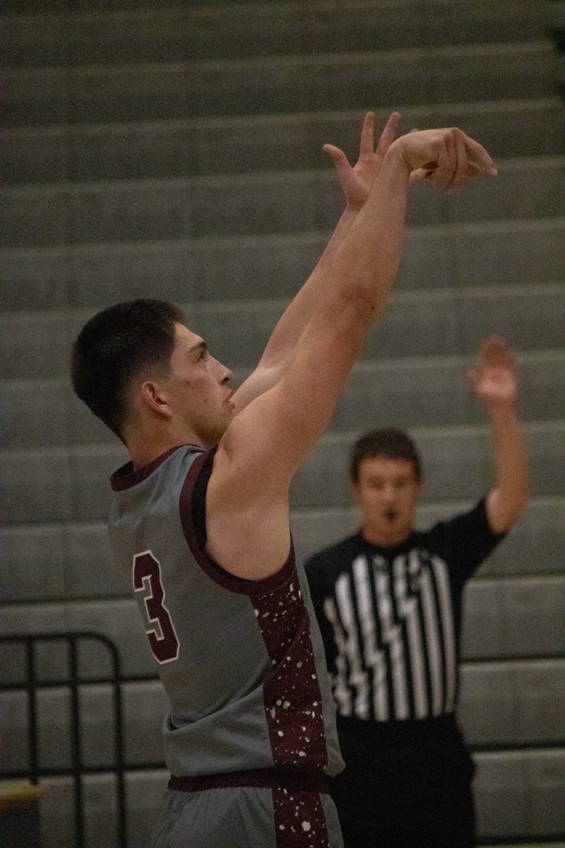 Carter Hayward shooting a free throw