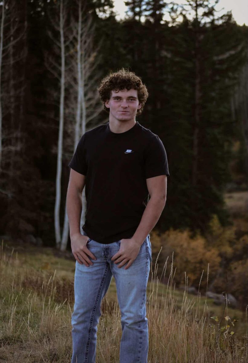 Senior Tristan Brinton