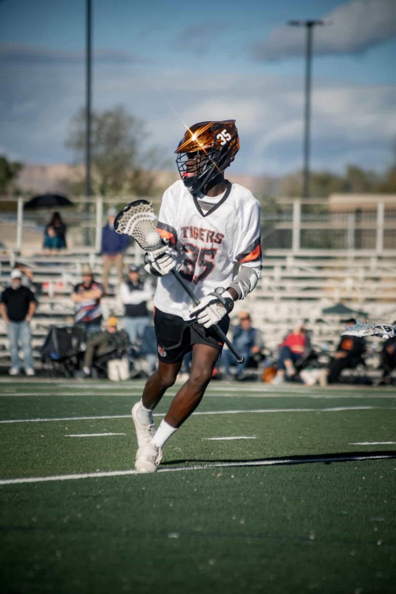 Jaquoix Bavor playing lacrosse for Grand Junction